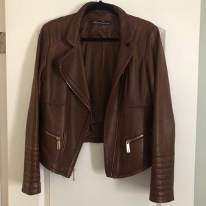 Genuine/real leather jacket